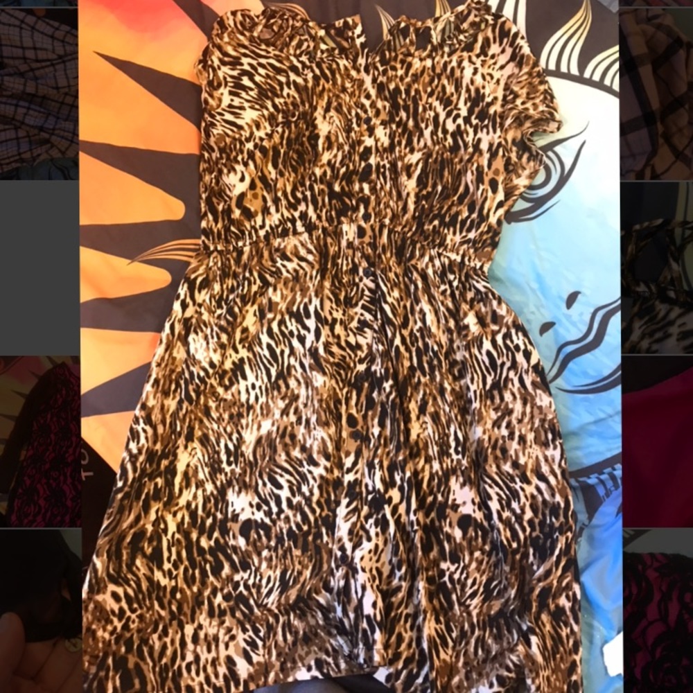 Animal print dress